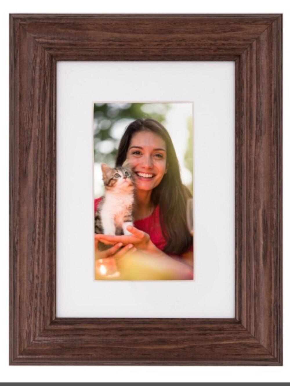 5X7 WALL FRAME-DARK OAK
